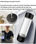 Hydrogen Rich Water Bottle On The Go With 1200-1600PPB Concentration In Just 3 Minutes, Travel Ready 460ml Portable Hydrogen Generator