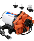 Five Chamber 110V AC Fresh Water Diaphragm Pump With On Demand Pressure Switch For Irrigation Home Sprinkler RV Marine