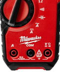 Digital Multimeter NIST For DIY Pros And Home Tech Nerds Auto Range True RMS 600V CAT III dial close-up with port labels.