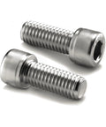 Top Shelf 20 Pack 1/4 20 X 1 1/4 Socket Head Cap Screws forged from beefy 304 stainless steel showing polished finish and threading.