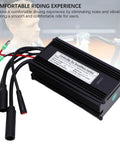 Electric Bike Motor Controller 36V 48V 52V Compatible 500W 750W Sine Wave Brushless Controller With Waterproof Connector