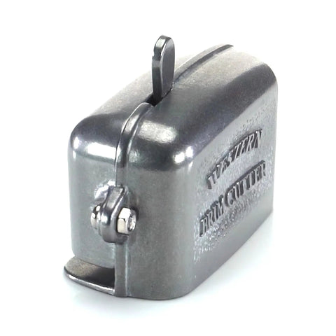 Western Hat Brim Cutter Tool, Premium Metal Construction, One Eighth Inch Silver Finish, Ergonomic Handheld Design For Easy Use
