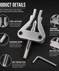 Grab This Heavy Duty Broken Pipe Extractor Set To Fix Rusty Stripped Boltss And Damaged Threads On Half Inch Or Full Inch Pipes With Ease Using A Hex Shank Drill for steel damaged fasteners