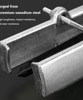 Close-up view of the Top Shelf Heavy Duty Chrome Vanadium Steel Two Jaw Bearing Puller and Adjustable Gear Splitter, showcasing its durable construction.