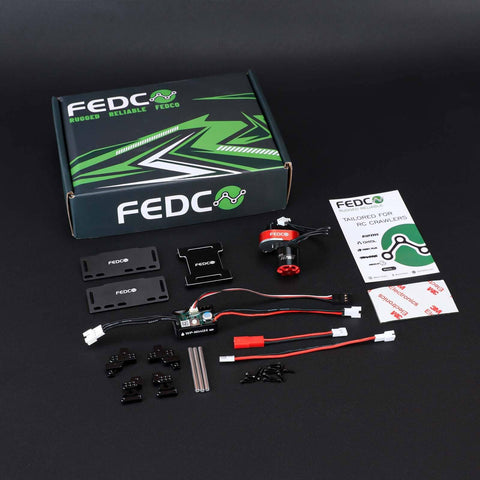 SCX24 Brushless Motor And ESC Combo With Hobbywing QUICRUN Outer1621SL Kit for Axial SCX24 RC Crawler