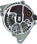 Back view of 12V 136A Clockwise Alternator Replacement For Jeep Grand Cherokee 2001-2004 And Wrangler TJ 2004 Internal Regulator Solid Pulley