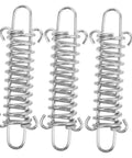 3 Piece Adjustable Rope Buckle High Strength Spring Tensioner Set For Lightning Quick Tent Setup Lightweight Camping Gear