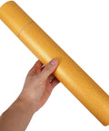 Portable Yellow Poster Tube With Paper Material Round Shape For Travel And Art Supplies Dope Protective Poster Holder
