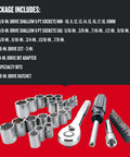 32-Piece Pro Grade Mechanics Tool Set With 3/8-Inch Drive, SAE And Metric Sockets, 6 Point, 72-Tooth Ratchets, Chrome Finish