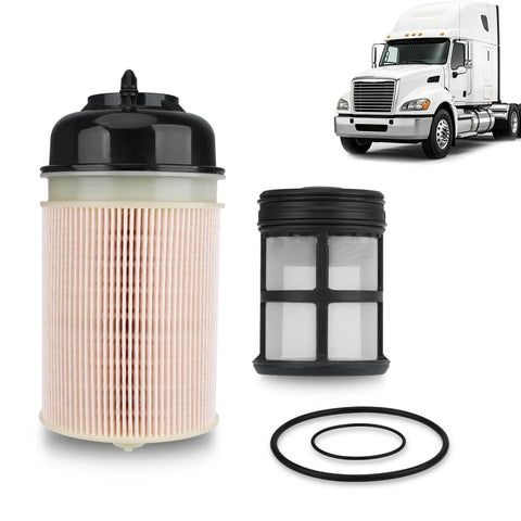 Premium Heavy Duty Engine Air Filter For 2013-2019 Freightliner Cascadia, includes filter and seals for DD13 DD15 engines.