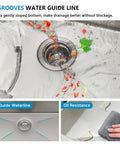 Water drainage in 23 Inch Undermount Bar Sink Single Bowl 16 Gauge 304 Stainless Steel For Kitchen RV Wet Bar Prep Durable Easy Clean Undermount Design Ideal For Home And Professional Prep In Kitchen Or RV