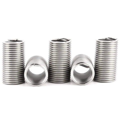 5 Piece Stainless Steel Wire Thread Insert Kit With Protective Coil Sleeve For Screw Repair Heavy Duty M24x3x3D Pro Grade Fastener Repair Kit For Metal Workpieces And Machinery