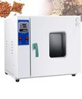 Heavy Duty 220V Industrial Vacuum Drying Oven With Lab Thermostatic Incubator And Digital Forced Air Convection For Agriculture And Production image showcasing white oven with digital controls and window.