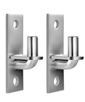 Heavy Duty Wall Mount Gate Hinges For Farm And Chain Link Fences With Five Eighths Inch Hinge Pin 2 Pack Durable Iron With Galvanized Coating