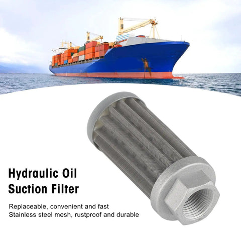 Heavy Duty Stainless Steel Hydraulic Suction Strainer And Oil Filter Replacement For Pro Grade Efficient Fluid Filtration In Industrial Machines And Heavy Equipment