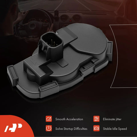 TPS Throttle Position Sensor With 6 Blade Plug For Chevy Silverado Avalanche Suburban Camaro Colorado Corvette Express Malibu Replacement Upgrade Delivers Precise Throttle Feedback Smooth Idle And Reliable Engine Performance, black plastic