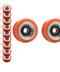 20 Pack Dryer Roller And Seal Kit Compatible With Huebsch Speed Queen IPSO Dryers, visible rollers and bearings