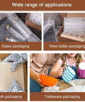 Heavy Duty Floorstanding Bubble Wrap Dispenser Built Rock Solid For Packaging Moving Shipping Easy Roll Film Holders for glass and book packaging.