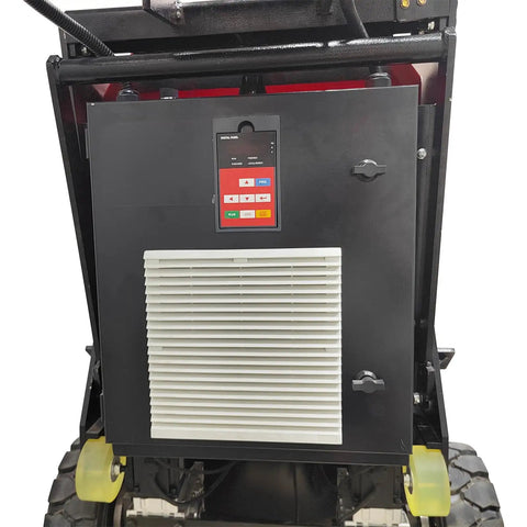 Back view of Self Propelled Concrete Floor Grinder And Polisher With 12 Head Multi Directional Grinding System