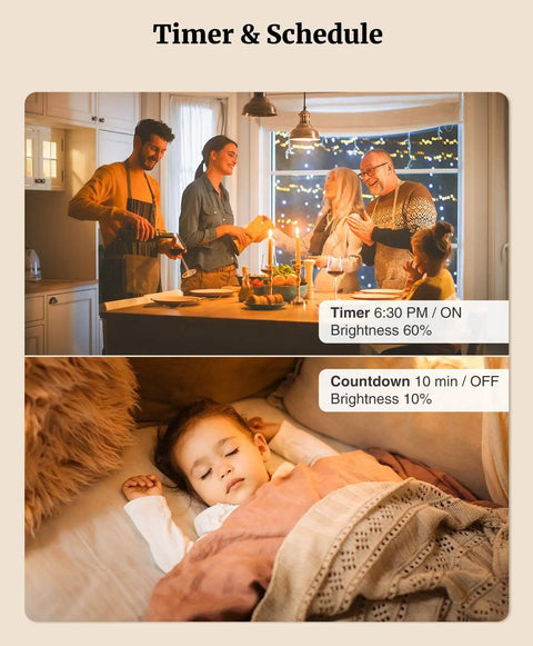 Smart Dimmer Switch For Dimmable LED Bulbs And Ceiling Fans, Voice Control With Alexa And Google Home, scene control in home