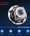 4WD Front Wheel Bearing And Hub Assembly With ABS For 1999-2007 Chevy Silverado Suburban Avalanche 8 Lug product image