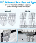Space Saving Stacking Kit For 27 Inch Front Load Washers And Dryers Compatible With Most Units Includes SKK-8K And SKK-7A Brackets