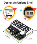 Four Digit Digital Clock Kit With PCB For Learning Electronics DIY Alarm Clock Soldering Project And English Instructions