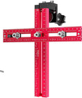 Adjustable Cabinet Hardware Jig For Precise Hole Alignment In Knobs And Handles DIY Cabinet Install Drill Guide