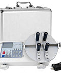 Digital Torque Meter and Bottle Cap Torque Tester for Electric and Pneumatic Screwdrivers HP50 Portable Pro Grade Precision Torque Gauge with Peak and Track Modes Three Unit Options High Precision Metal Sensor silver metal tester with case and adapter
