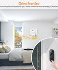 Smart Video Doorbell Camera With Battery Power, AI Human Detection And Instant Alerts, Night Vision, Two Way Audio, 2.4G WiFi, Chime Included