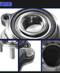 Rear Wheel Hub Bearing Assembly 512388 2 Pack Fits Nissan Altima 2007 2018 Maxima 2009 2019 Murano 2015 2016 Pathfinder 2013 2019 Infiniti JX35 2013 QX60 2014 2019 5 Lug ABS Rear FWD close-up view