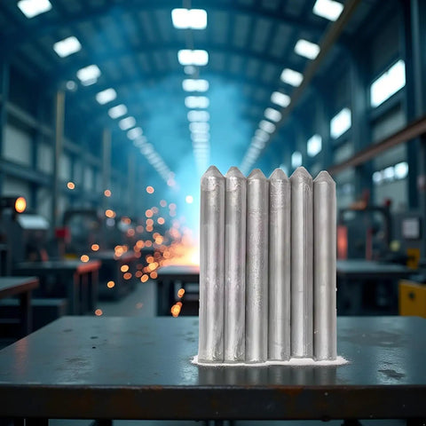 Low Temperature Universal Aluminum Welding Rods Pack Of 6 For Easy Melt Arc Welding Beginner Friendly Metal Weld Rods For DIY Projects