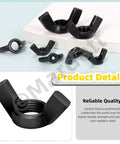 Tough As Nails Carbon Steel Metric Wing Nuts Assortment Kit including various sizes for DIY projects and repairs.