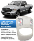 Dodge Ram Overhead Console Dome Light Replacement LED Interior Roof Map Reading Lamp For 2002 To 2010 Ram 1500 2500 3500 4500 5500 next to truck