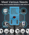 Square Inductive Proximity Sensor Switch Non Shield Type SN04-N Detection Distance 5mm 10-30V DC 200mA NPN Normally Open Three Wire Blue Housing