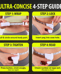 Slim Accurate Retractable Body Measuring Tape 2 Pack With Inch And Centimeter Dual Scale Portable Durable One Click Readings guide