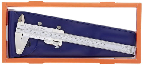 Vernier Caliper Crafted From Hardened Stainless Steel With Inch And Metric Readings in protective case, 0 to 5 inch range