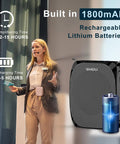 Portable Voice Amplifier With Headset Microphone For Speaking On The Go Rechargeable Mini PA System Ideal For Teachers.