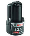 12 Volt Max Lithium Ion 2.0Ah High Capacity Battery For Power Tools With BeefedUp Runtime And Cold Weather Performance Down To Minus Four Degrees For Tough Jobs And Everyday DIY Projects, close-up view showing design and branding