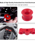 Replacement Shift Linkage Pin Clip And Shifter Stabilizer Kit For B Series Swaps Fits Civic CRX And Integra 1988 1991 1990 1993 1994 2001 Models Delivers Tight Fit And Smooth Precise Shifts. red polyurethane shifter bushing and linkage hardware kit