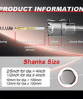 Product information for Beefy Heavy Duty TCT Carbide Hole Saw Kit For Metal 1-1/4 Inch 32mm with pilot bit and spring