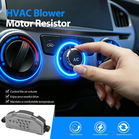 HVAC Blower Motor Resistor 84496889 OEM RU1053 controls car climate settings for Chevrolet Bolt EV EVU 2017-2023.