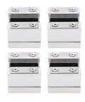 4 Pack Aluminum Slider Linear Motion Ball Bearing Slide Block SBR10UU Pro Grade High Precision CNC Machine Tool Component For Aerospace Durable Aluminum Alloy Built To Deliver Smooth Operation Performance And Low Friction, 4 aluminum slider blocks