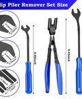Clip piler and pry tools set from 7 Piece Car Trim Removal Tool Kit With Plastic Pry Tools And Auto Fastener Clip Pliers