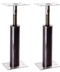 Heavy Duty Adjustable Floor Jack Post Two Pack For Understairs Support 18000 Lb Load Capacity Built Tough With Corrosion Resistant Powder Coat