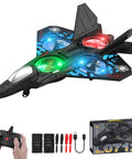 2.4GHz Remote Control Plane With Auto Hover And 3D Flip Ready To Fly Quadrotor with colorful LED lights and accessories.