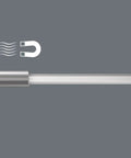 Magnetic bit holder of Ratcheting 7 Pc Screwdriver Set With 1 Quarter Inch Drive, Fine Tooth Ratchet, Switchover Ring, 50 Nm Max Torque