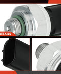 Close-up of HVAC Pressure Transducer And Switch 3 Pin For Honda CRV Civic Accord Pilot Odyssey showing metal connector and black plastic terminal