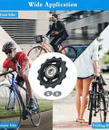 2 x 13T Bicycle Gear Jockey Wheels Upgrade For Most Bikes, Pro Grade Derailleur Pulleys With Sealed Bearings featured for city, road, and folding bikes