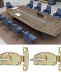 Built Tight Six Piece Table Leaf Lock Kit Featuring Serious Buckle Hardware For Cabinet Doors Drawers Computer Workstations Conference Tables And Home Office Projects 80 By 57 Mm with conference table and locks.